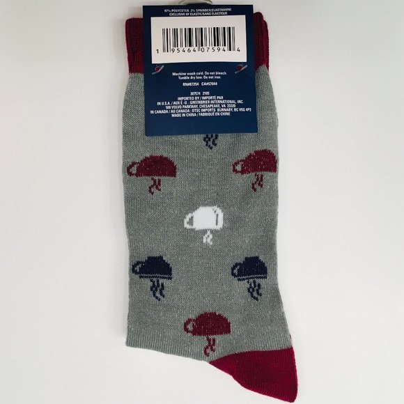 *3/$15* Mens Fun Coffee Cup Socks - Picture 3 of 3
